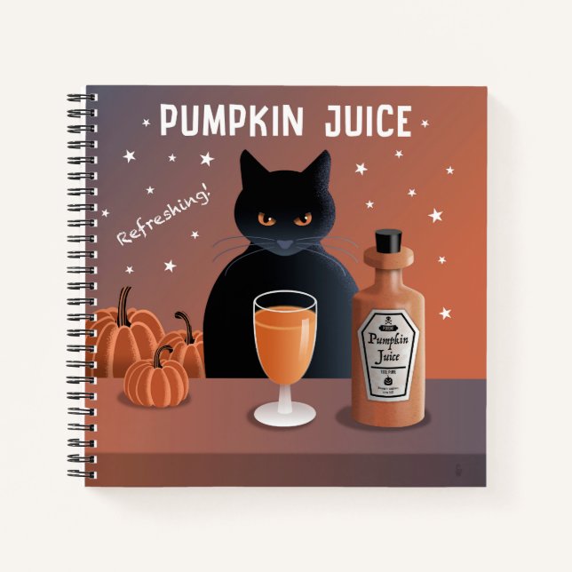 Kürbissaft Notizbuch (Vorderseite)