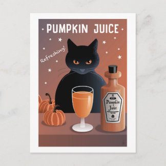 Kürbissaft Postkarte