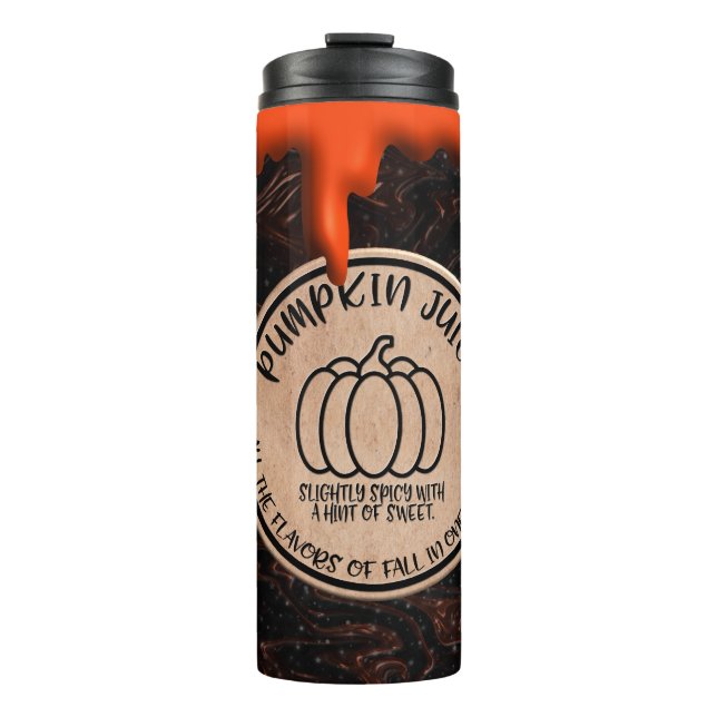 Kürbissaft Thermosbecher (Vorderseite)