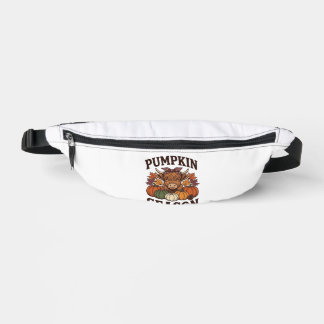 Kürbissaison Highland-Kuh Vintage Herbst-Shirt_1 Bauchtasche
