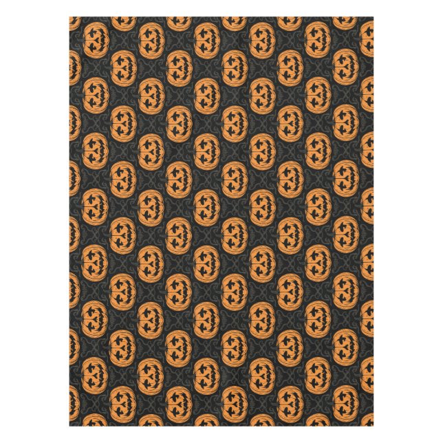 Kürbisschädel Tischdecke (Vorderseite)