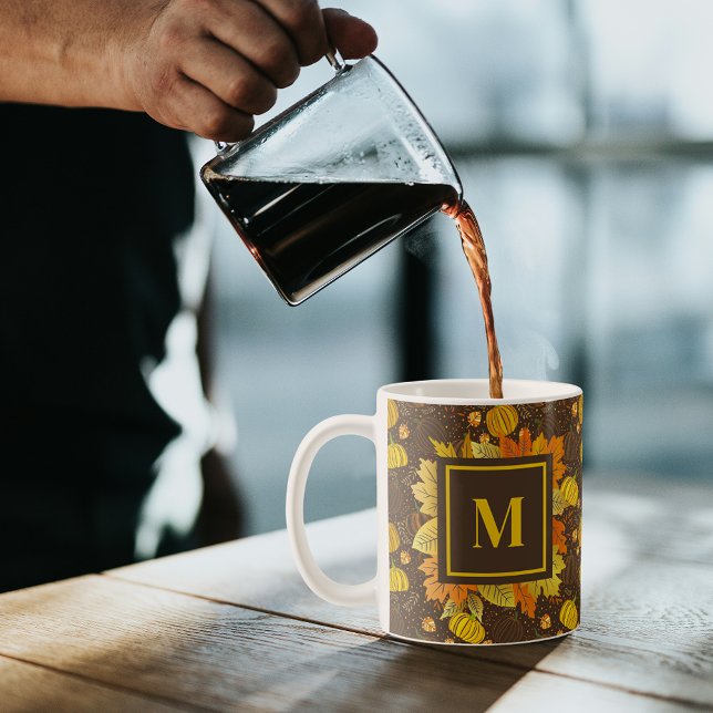 Kürbisse Herbst Ernte Muster Kaffeetasse (Von Creator hochgeladen)