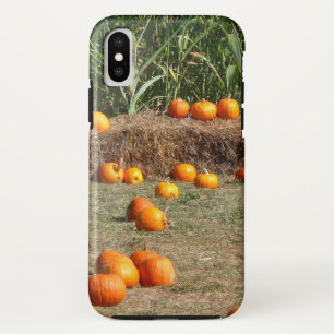 Kürbisse, Mais und Heu Herbst Ernte Fotografie Case-Mate iPhone Hülle