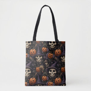 Kürbisse Schädel Blumen Halloween