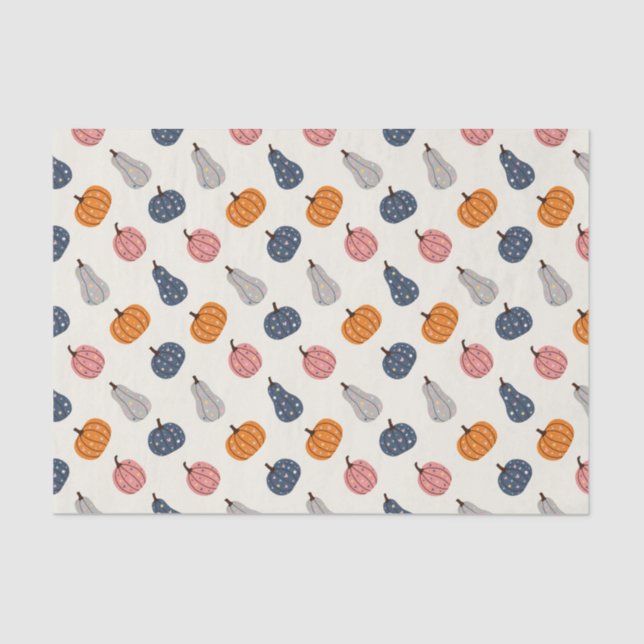 Kürbisse Seidenpapier (Vorderseite)