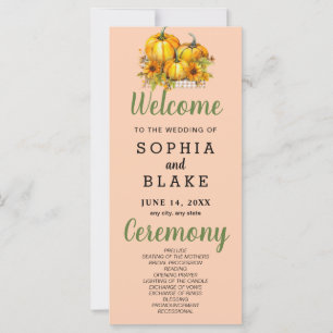 Kürbisse & Sonnenblumen Herbst Orange Hochzeitspro