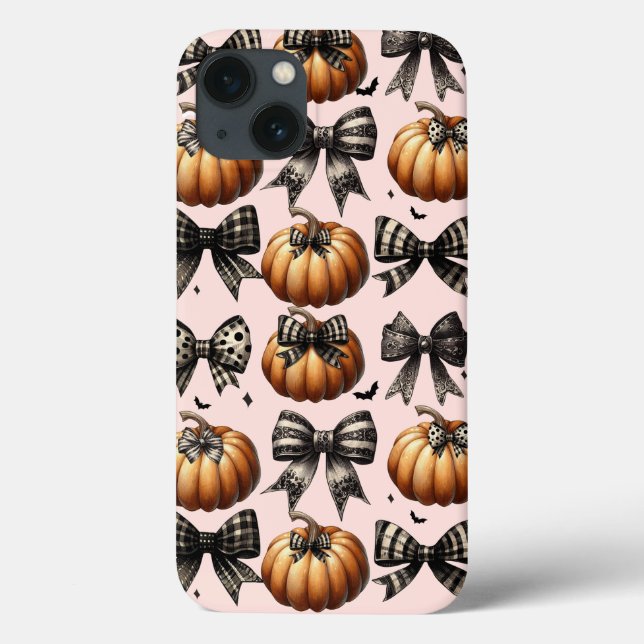 Kürbisse und Schleifen iPhone-Hülle - Halloween He Case-Mate iPhone Hülle (Rückseite)