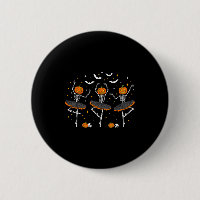 Kürbisskelett-Ballerinen-Balletttanz-Mädchen Hal