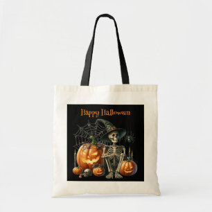 Kürbisskelett Halloween-Tasche Tragetasche