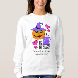 KürbisspeckenHalloween-Sweatshirt Sweatshirt