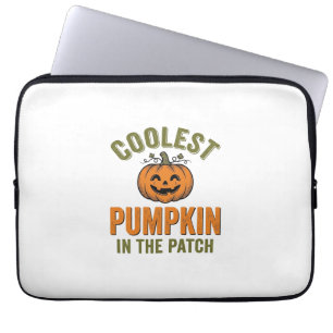 Kürbisste in der Patch Vintage Halloween-Dekoratio Laptopschutzhülle