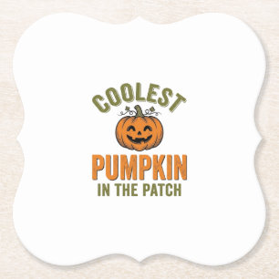 Kürbisste in der Patch Vintage Halloween Des Untersetzer