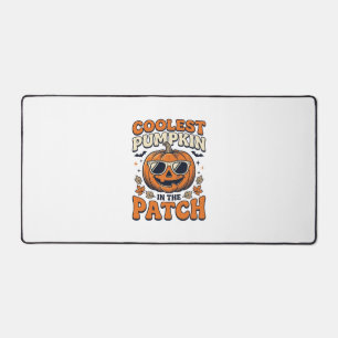 Kürbisste Patch Vintage Halloween-Shirt Schreibtischunterlage