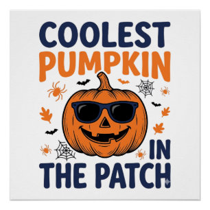 Kürbisster Halloween-Shirt_1 Poster