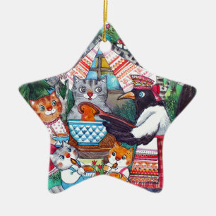 Kürbissuppe Keramik Ornament