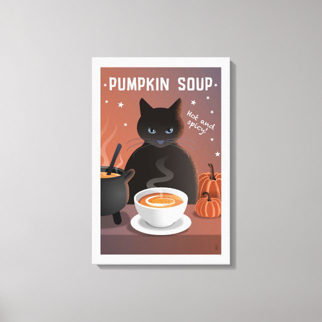 Kürbissuppe Leinwanddruck (Vorderseite)