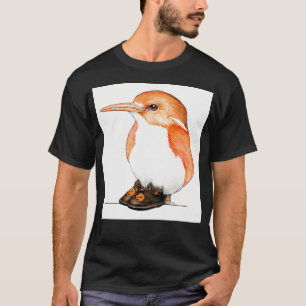 Kürbisvogel in Jack-O-Laterne T-Shirt