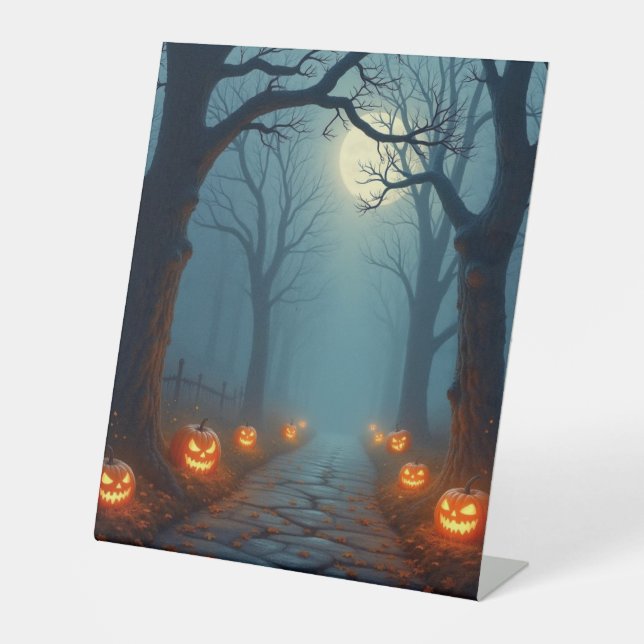 Kürbisweg Sockelschild (Vorderseite)