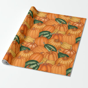Kürbisweispapier Geschenkpapier