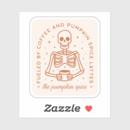 Kürbiswürfelliebhaber Aufkleber