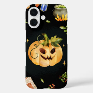 Kürbiszauber - Niedliches heißes Halloween iPhone 16 Hülle