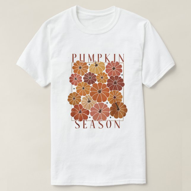 Kürbiszeit T-Shirt (Design vorne)