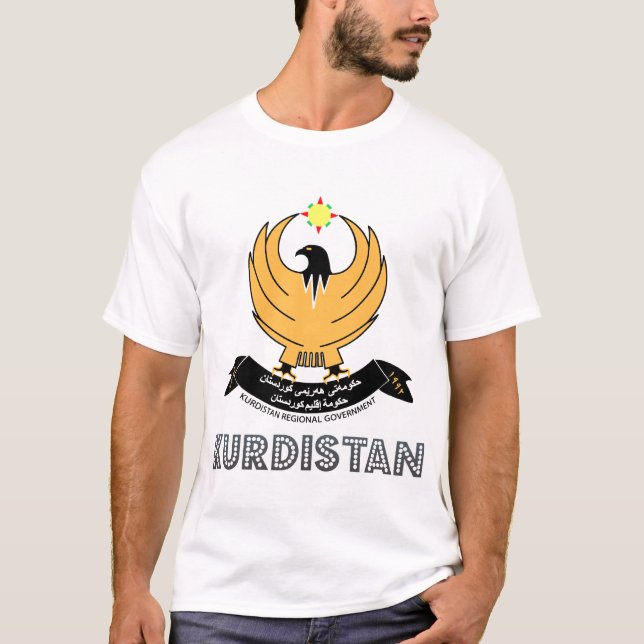 Kurde Emblem T-Shirt (Vorderseite)