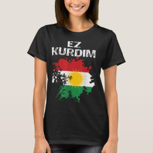 Kurden Kurdistan Newroz Kurdi Flag Ihre Biji Kurdi T-Shirt