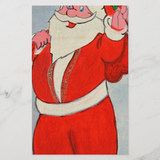 Kurdisch Santa Briefpapier (Vorderseite)