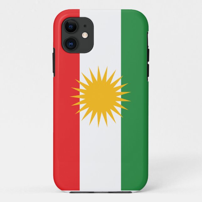 Kurdische Flagge Case-Mate iPhone Hülle (Rückseite)
