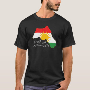 Kurdische Flagge - Kurdi Men Kurdem û Kurdistanî T-Shirt