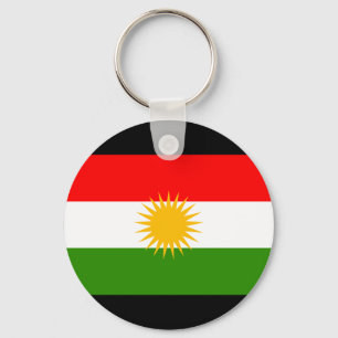 Kurdische Flagge Schlüsselanhänger