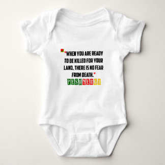 Kurdische Peshmerga Tapferkeit Baby Strampler