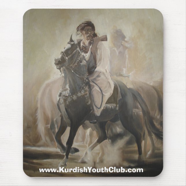 Kurdisches Pferd, kurdisches Pferd Mousepad (Vorne)