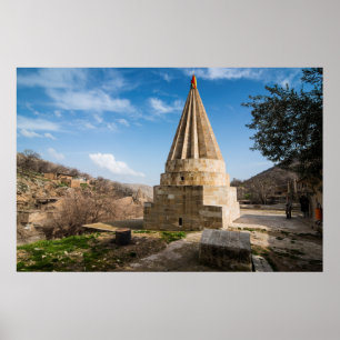 Kurdish Temple Building Poster