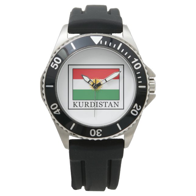 Kurdistan Armbanduhr (Vorderseite)
