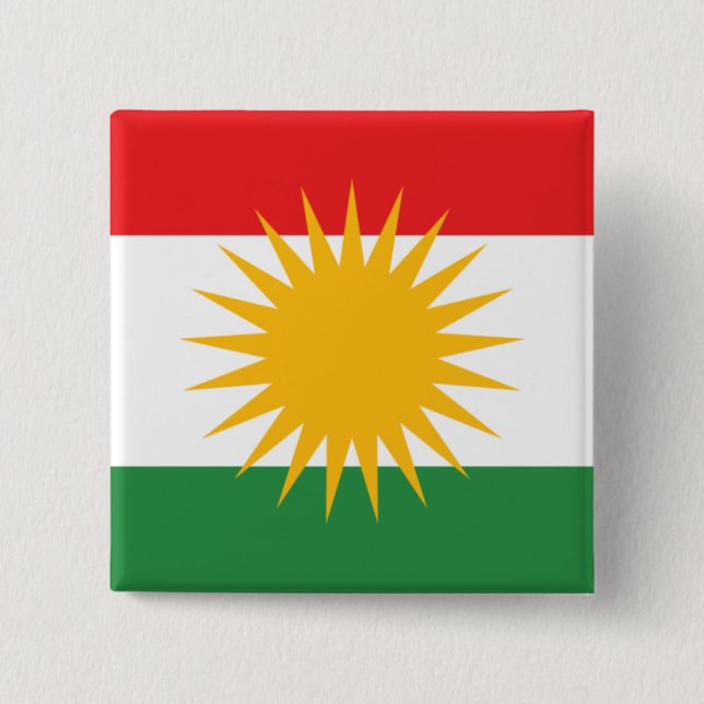 Kurdistan Button (Vorderseite)