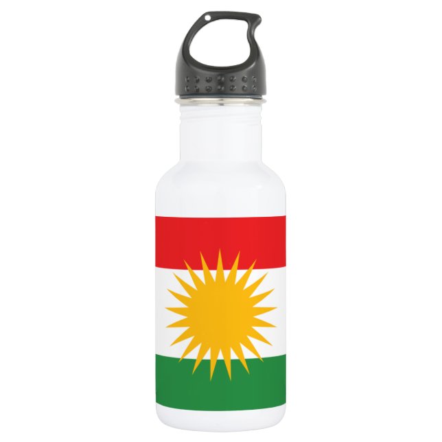 Kurdistan Edelstahlflasche (Vorderseite)