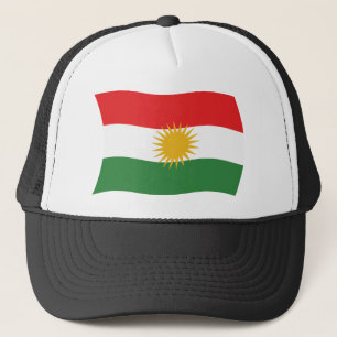 Kurdistan Flag Hat Truckerkappe
