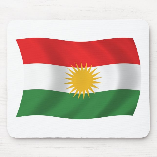 Kurdistan Flag Mousepad (Vorne)