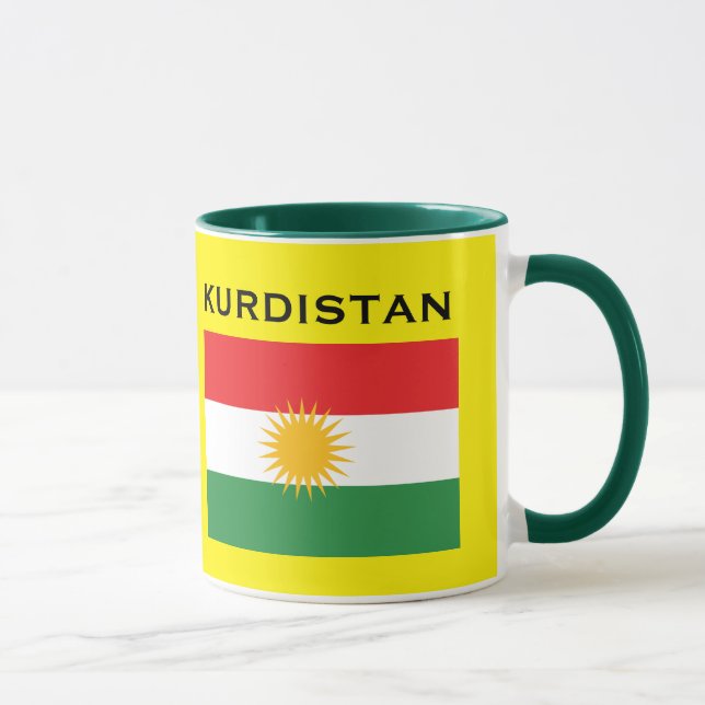 Kurdistan* Flaggen-Tasse Tasse (Rechts)