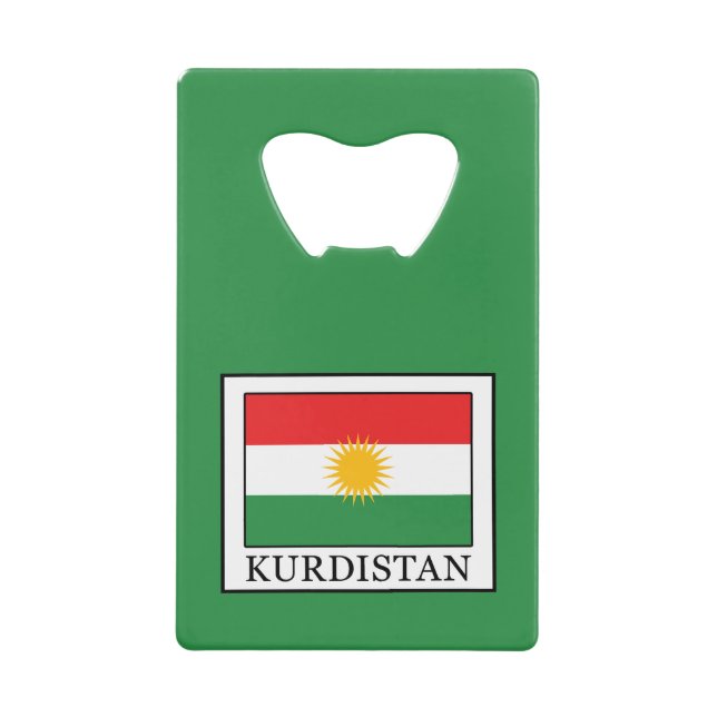 Kurdistan Geldbeutel Flaschenöffner (Vorderseite)