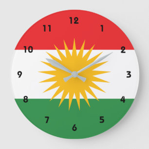 Kurdistan Große Wanduhr