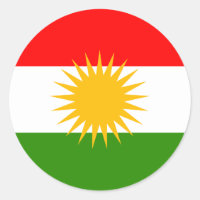 Kurdistan Hochwertige Flagge