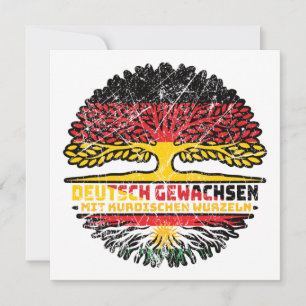 Kurdistan Kurdisch Deutsch Deutschland Baum Wurzel Karte