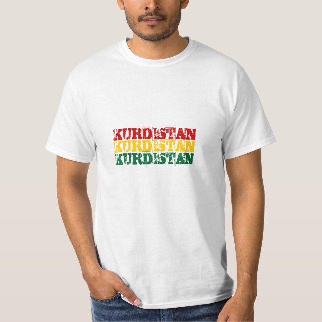 Kurdistan Kurdistan Kurdistan T-Shirt (Vorderseite)
