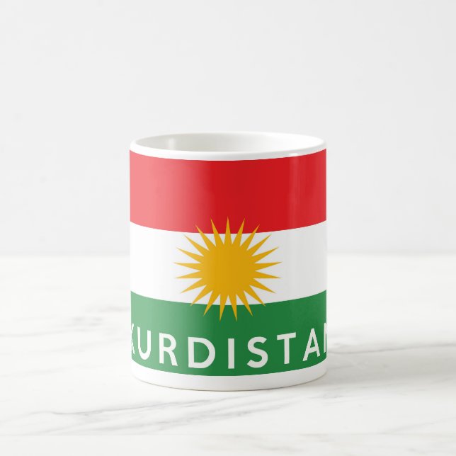 Kurdistan-Ländersymbol Tasse (Mittel)