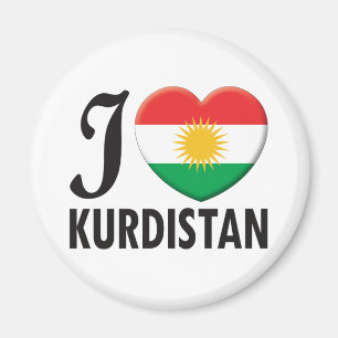 Kurdistan-Liebe Magnet