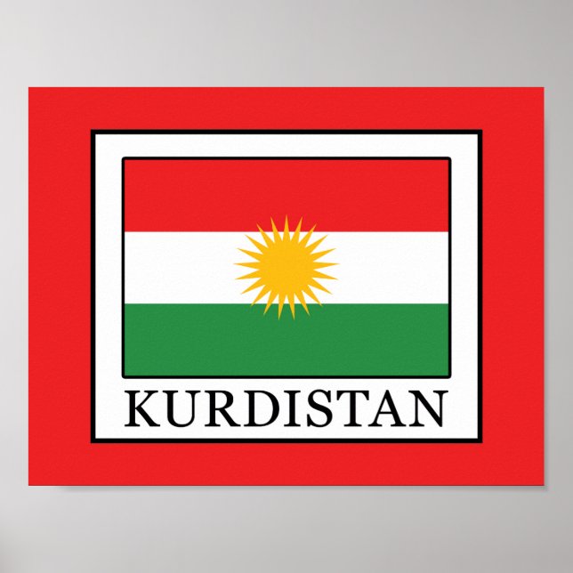 Kurdistan Poster (Vorne)