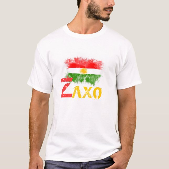 Kurdistan-T - Shirt mit "ZAXO " (Vorderseite)